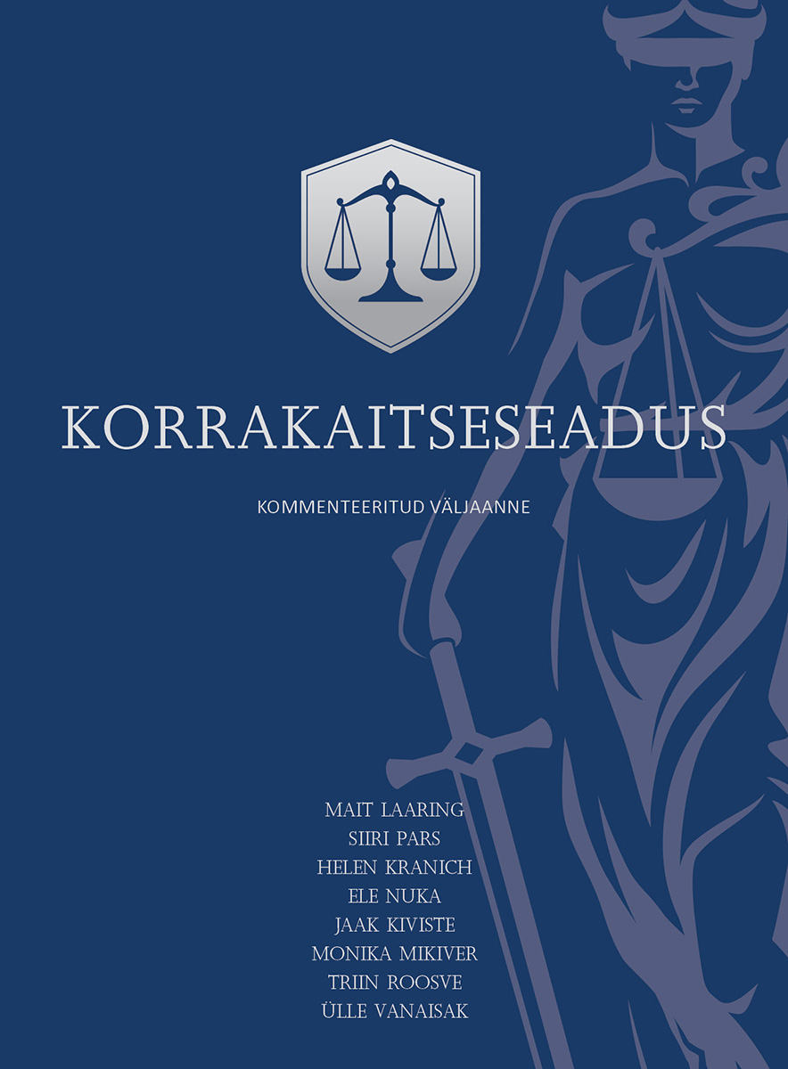 Korrakaitseseaduse kommenteeritud väljaanne esikaas