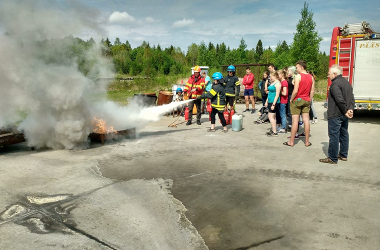 päästelaagri tule kustutamine