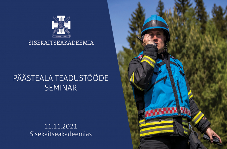 PÄÄSTEALA TEADUSTÖÖDE  SEMINAR